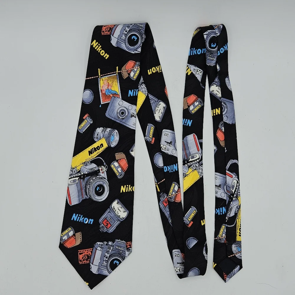 Rare Nikon camera photography enthusiast Tie